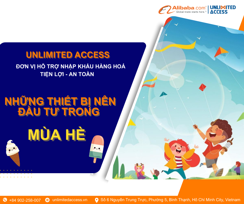 NHỮNG THIẾT BỊ ĐẦU TƯ MÙA HÈ