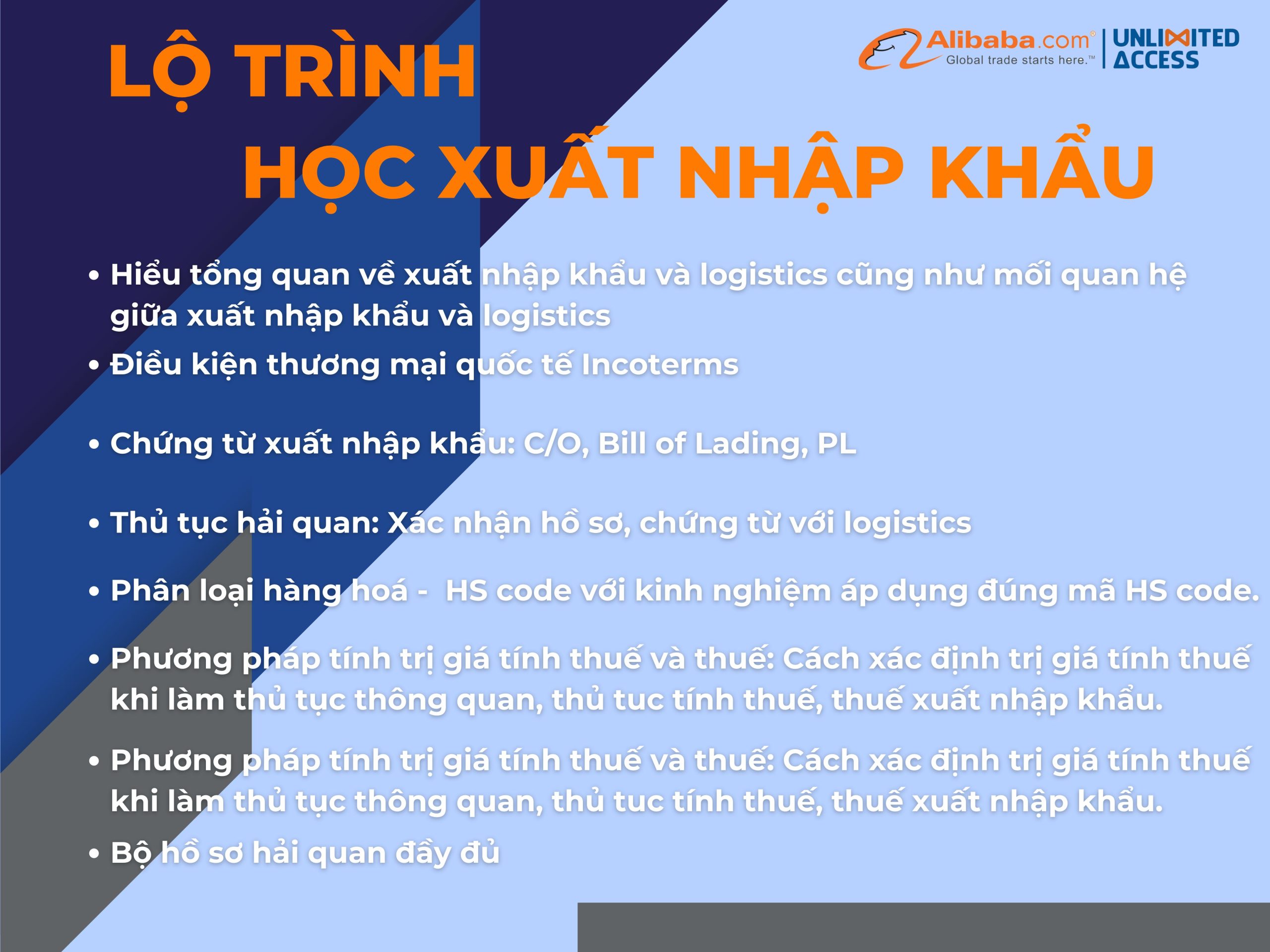 Lộ trình học xuất nhập khẩu
