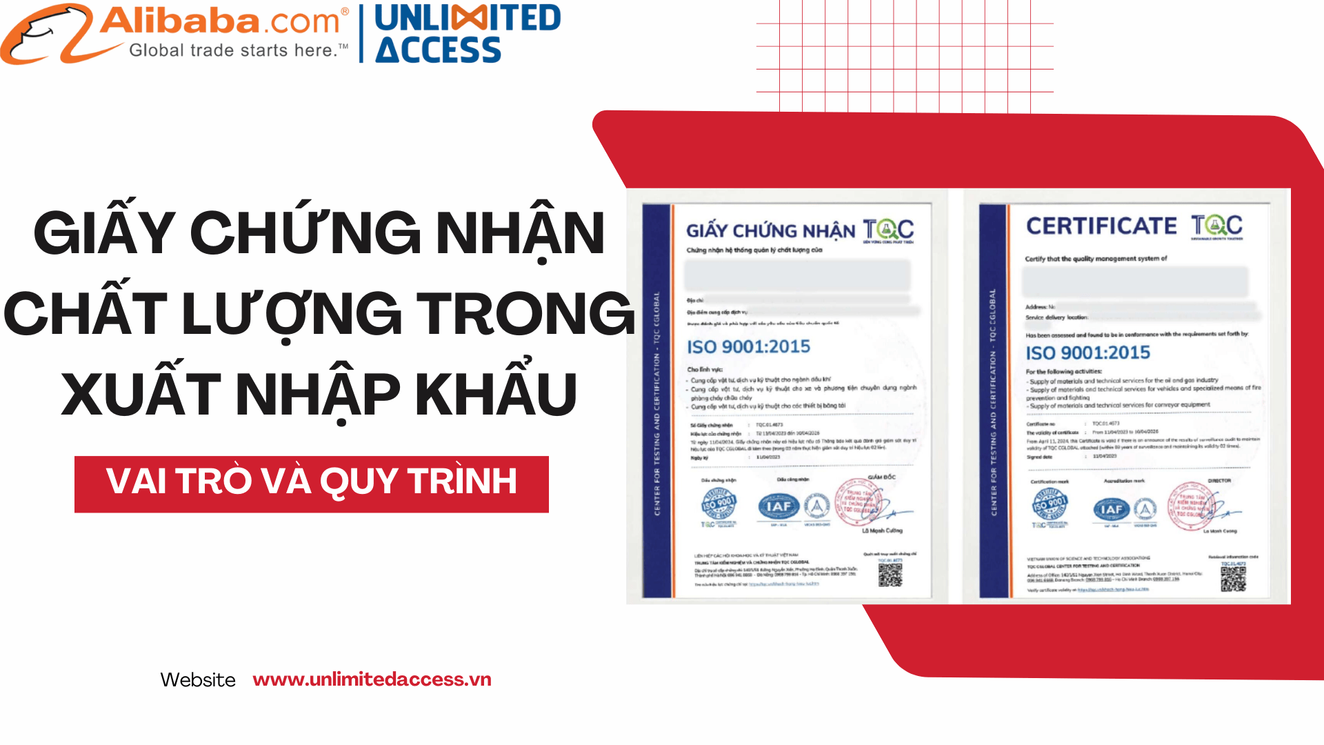 Giấy Chứng Nhận Chất Lượng Trong Xuất Nhập Khẩu