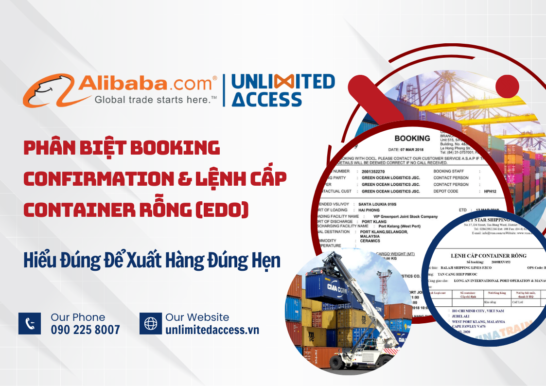 Phân Biệt Booking Confirmation và Lệnh Cấp Container Rỗng (EDO) 2025 ...