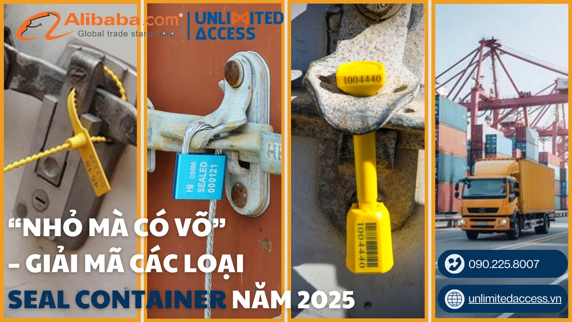TRÂM – GIẢI MÃ CÁC LOẠI SEAL CONTAINER NĂM 2025
