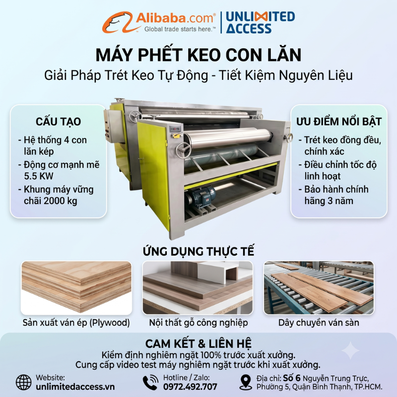 Máy phết keo