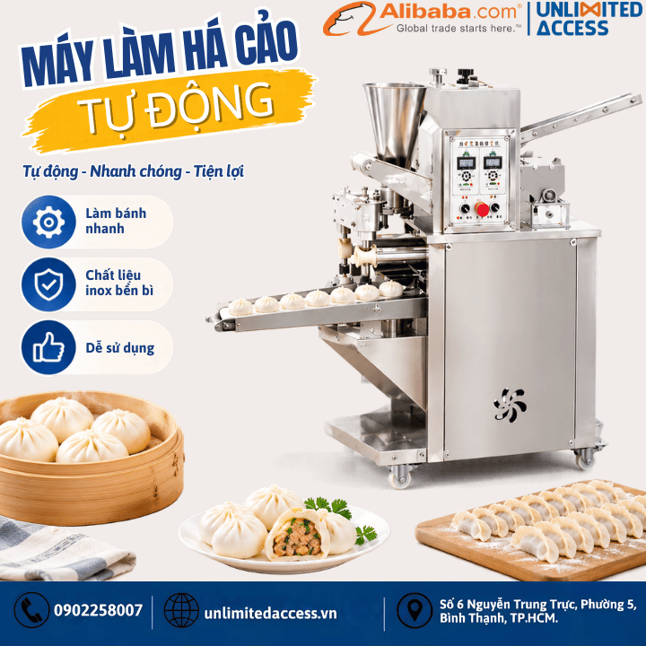 máy làm há cảo tự động