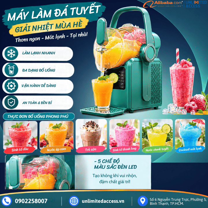 máy làm đá tuyết mini