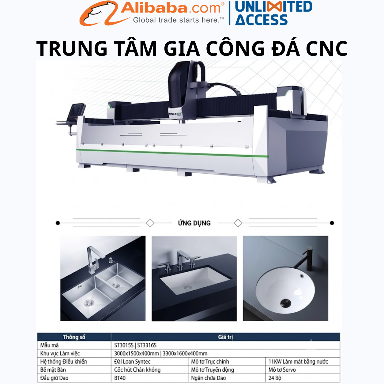 trung tâm gia công đá cnc