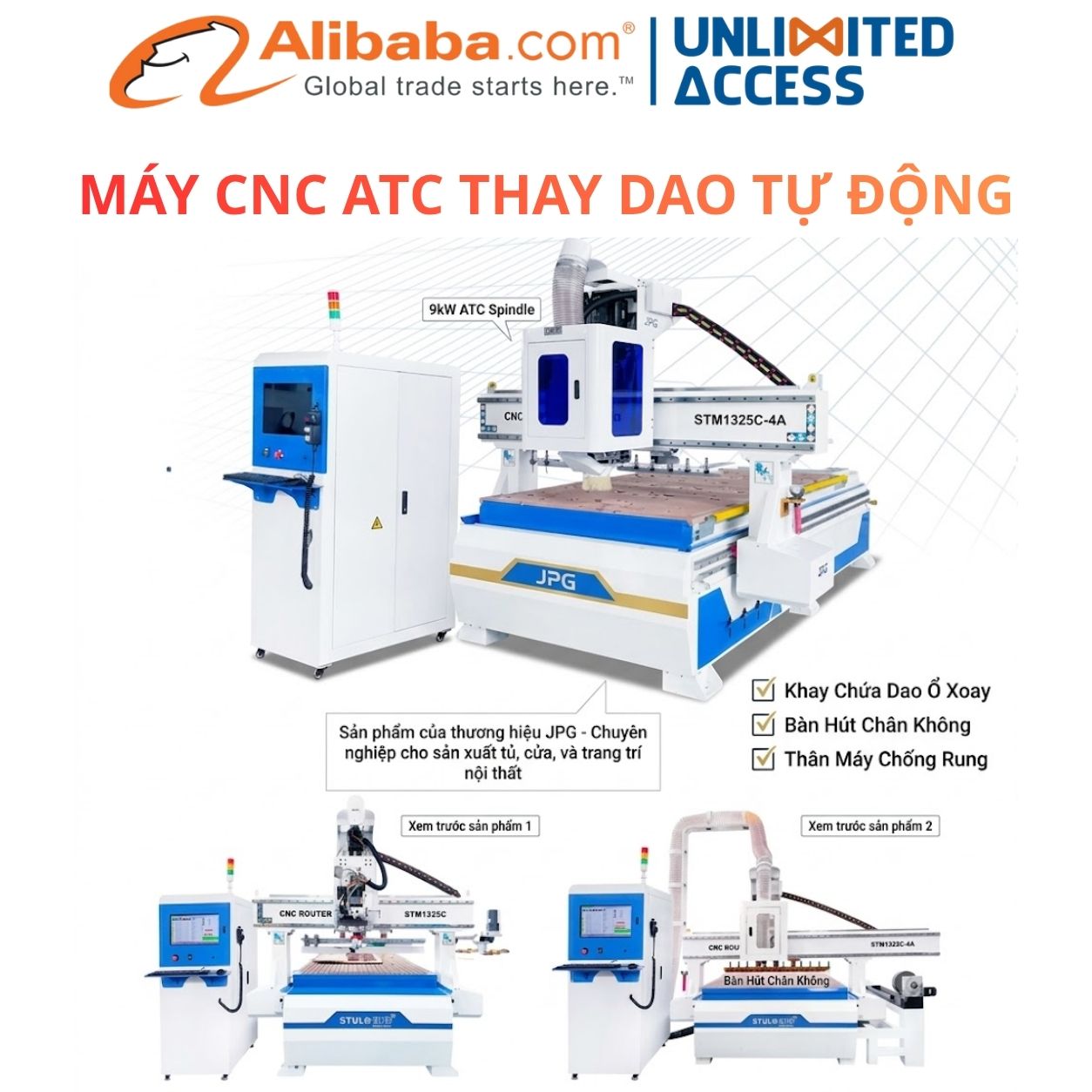 MÁY CNC ATC TỰ ĐỘNG