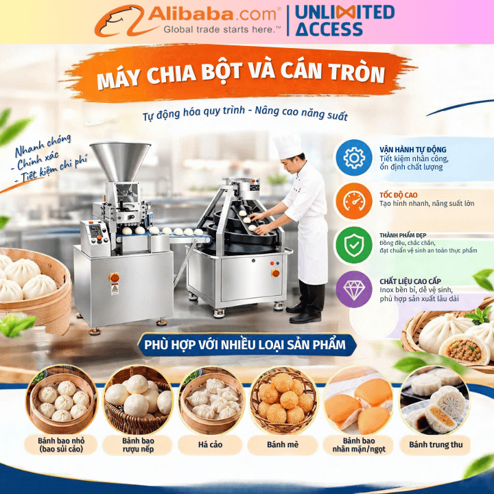 Máy chia bột và cán tròn