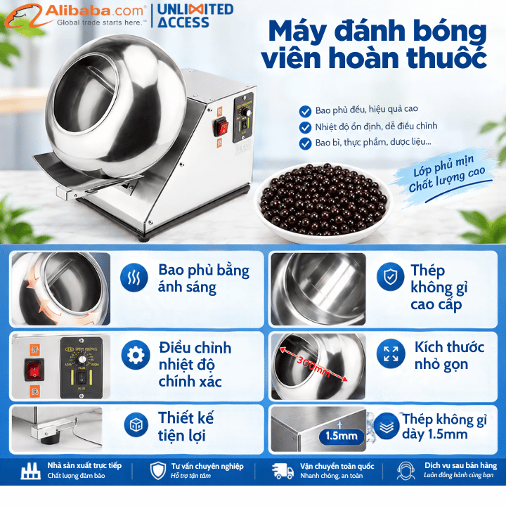 máy đóng bóng viên hoàn thuốc