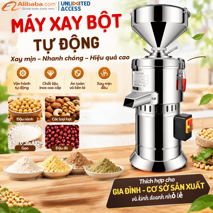 Máy Xay Bơ Đậu Phộng Mè Thương Mại Tự Động