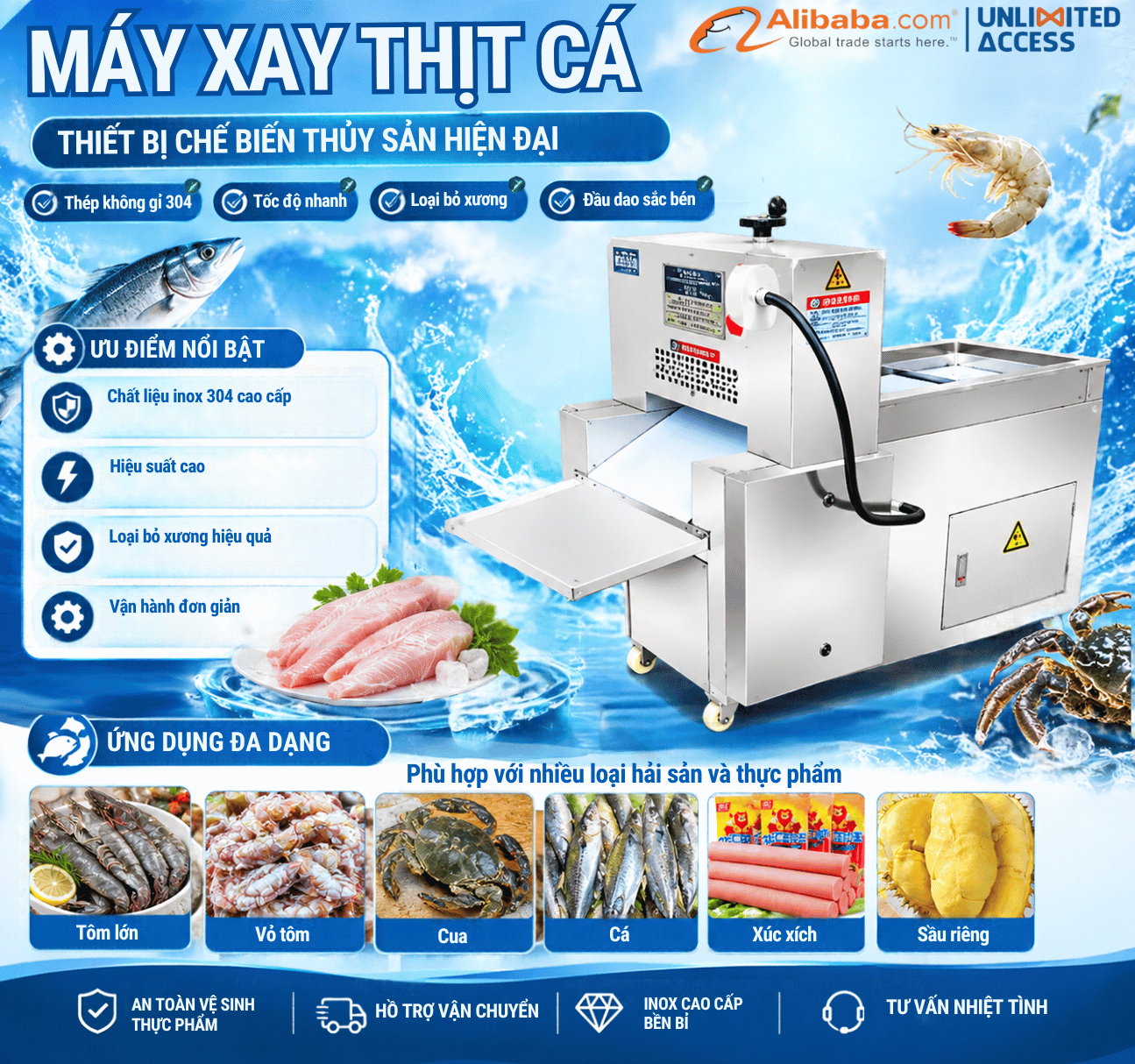 Máy Xay Thịt Cá